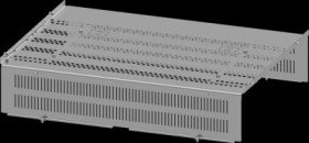 Subdivision, sheet steel, (W x H x D) 800 x 225 x 600 mm, 8PQ3000-3BA25