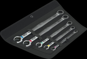 05020380001 Open-end ring ratchet spanner set, 5 pieces