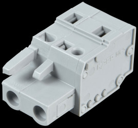 231-202/026-000 Female multipoint connector, 2-pin, RM 7.5 mm