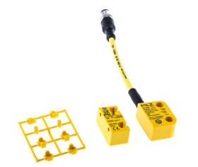 Bezdotykowy wyłącznik bezpieczeństwa, 24 V DC, IP67, IP6K, IP9K, 26,4 x 37 x 19 mm, Kategoria 4 (EN ISO 13849-1), Pilz