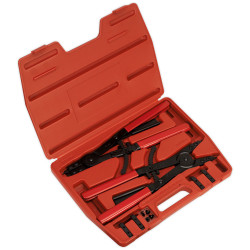 Sealey AK8501 Circlip Pliers Set Internal/external 400mm Heavy-duty