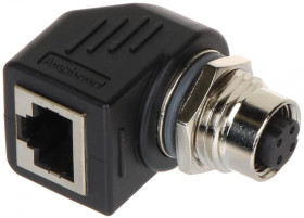 Adapter kątowy M12D-G/RJ45-G