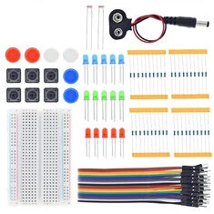 5-zestawowy zestaw startowy dla UN0 R3 początkującego z 400-otworową mini płytką stykową, diodami LED, przewodami łączącymi i pr