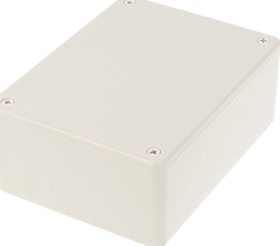 ABS enclosure, (L x W x H) 110 x 82 x 44 mm, light gray (RAL 7035), IP54, 1591SGY