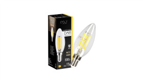 Żarówka Dekoracyjna Dari Led Filament 6,5W, E14, 3000K, 806Lm, 230V, Clear...
