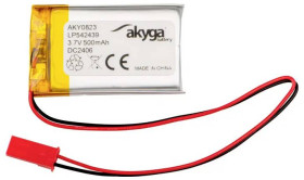 Pakiet akumulatorów Akumulator specjalny, LiPo Akyga LP542439, 3.7 V, 500 mAh
