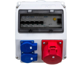 Rozdzielnica stacjonarna LUBLIN 32A/5PxB32 2xGSx2xB16 FI40/4/0,03 IP44 9035311W