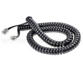 Przewód spiralny, szychowy SP1-4/03-S 3,6m (czarny)
