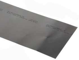 Podkładka regulacyjna ze stali, Czerwony, 1.25m x 150mm x 0.05mm