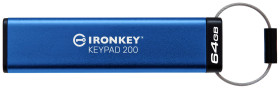 Kingston IronKey Keypad 200 Pendrive USB Produkt nowy 64 GB niebieski IKKP200/64GB USB 3.2 Gen 1