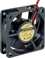 DC axial fan, 12 V, 60 x 60 x 20 mm, 29 m³/h, 31 dB, ball bearing, ADDA AD0612HB-C70GL