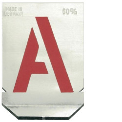 Alarm Werkzeuge 56036885 Letter stencils 50mm High