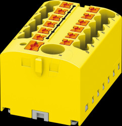 3273358 PTFIX 12x2.5 distributor block, yellow