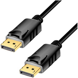 LogiLink CD0100 DisplayPort AV Cable Black 1 m 1xDP to 1xDP