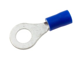 Końcówka oczkowa M6 2,5mm2 izolowana niebieska