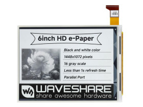 Waveshare 1448×1072 high definition, 6inch E-Ink raw display