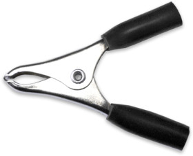 Battery clip, 15 A, 58 mm, black, BU-40A-0