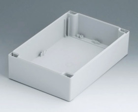 PC enclosure shell, (L x W x H) 240 x 160 x 60 mm, light gray (RAL 7035), C2162402