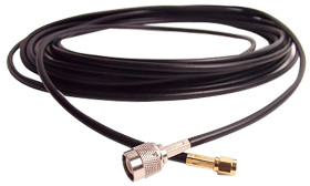 Kabel koncentryczny złącze A TNC złacze B SMA długość 5m typ kabla RF LLC200A Z zakończeniem