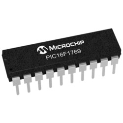 Mikrokontroler Microchip PIC16F PDIP 20-pinowy Otwór przezierny PIC 14 kB 8bit 32MHz RAM:1,024 kB Flash 2,3 →