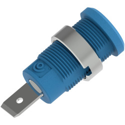 Electro PJP 3266-C-CD1-BL Safety Jack Socket Blue &#xD8;4mm 1000V CATIII