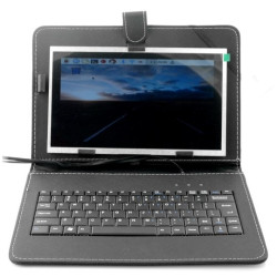 Ekran LCD TFT 10,1'' 1024x600px dla Raspberry Pi 3B+/3B/2B/B+ - etui+klawiatura+mysz+zasilacz