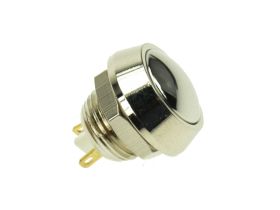 Przełącznik; przyciskowy; GQ12B-10J/N; OFF-(ON); 1 tor; bez podświetlenia; monostabilny; na panel; 2A; 36V DC; 12mm; IP65; Onpow