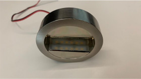 Premium Lux - Nefryt Oprawa Schodowa Na Tynkowa Biała Zimna 0.5W