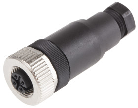 Złącze okrągłe 4-pinowe M12 Kabel Wtyk binder Żeńskie IP67 713