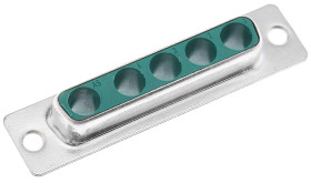 Złącze D-Sub 5-pinowe Żeński Proste Montaż na kablu