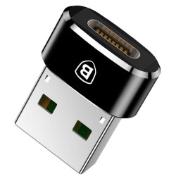 Adapter USB 2.0 Wtyk USB-A Gniazdo USB-C, BASEUS CAAOTG-01