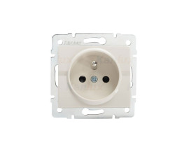 LOGI Gniazdo pojedyncze francuskie 02-1251-103 kremowe 25150 KANLUX