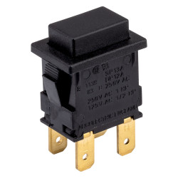 Arcolectric H8350ABAAA Push-Button Switch Black 2 x On/Off 250V AC 16A
