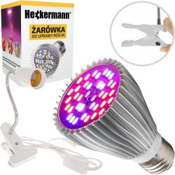 Żarówka LED E27 30W Do uprawy i wzrostu roślin