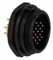 SPP2912-17WZ-P Wtyk 17 pin, zakręcane na obudowę, zakręcany, wodoodporny - gwint zewnętrzny (10A)