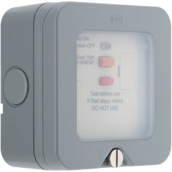 BG WP55ARCD Nexus Storm IP66 Weatherproof Unswitched 13A Fcu - Type A RCD