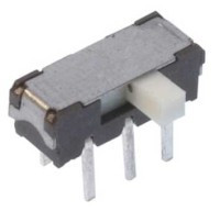 PS5G2 Przełacznik suwakowy, dwusekcyjny, dwupołożeniowy, boczny - 6 x 9 mm;(2S2P) DPDT