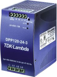 Zasilacz na szynę DIN TDK-Lambda DPP120-24-3, 24 V/DC, 5 A, 120 W