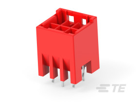 Wtyk PCB 6-pinowe raster: 3.3mm 2-rzędowe TE Connectivity Montaż na płytce drukowanej