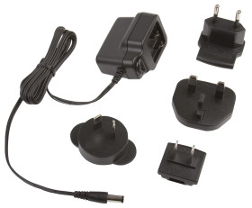 Adapter AC/DC Uwy 9V dc Iwy 550mA Złącze 2,1 x 5,5 x 12 mm, biegun dodatni w środku 5W typ wtyczki: Wymienny