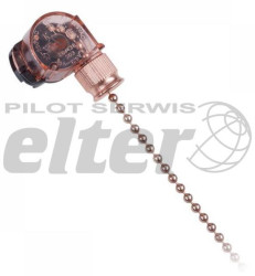 Przełącznik pociągany łańcuszkowy miedziany