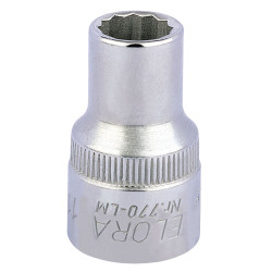 Elora 24567 11mm 1/2&quot; Square Drive Bi-hexagon Socket