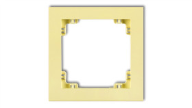 Deco Ramka Pojedyncza Deco Pastel Matt Kanarkowy 43Dr-1