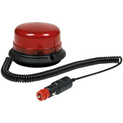 Sealey WB954LEDR Warning Beacon SMD LED 12/24V Magnetic Fixing - Red