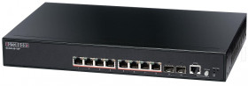 Edge-corE ECS2100-10P, Switch inteligentny, 8x 10/100/1000 RJ-45, 2x slot SFP, PoE, 9" (19")