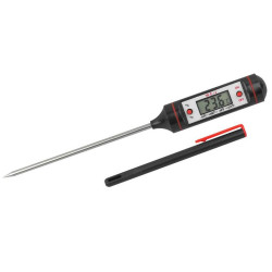 Termometr kuchenny szpilkowy cyfrowy z sondą (-50°C do +300°C) do mięsa, wina itd.wina itd.
