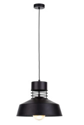 Lampa wisząca nowoczesna loftowa 1xE27 TITANIUM BLACK