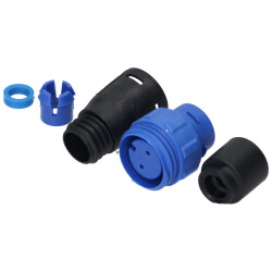 Bulgin PX0411/02S/5560 400 Series Buccaneer 2 Pole Inline Cable Connector Socket