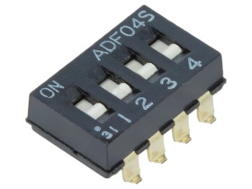 Przełącznik DIP-SWITCH ON-OFF 0,1A 24VDC Poz 2 SMT 1-1825059-7