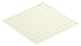 Nóżki antywibracyjne, 12.7mm, Okrągła